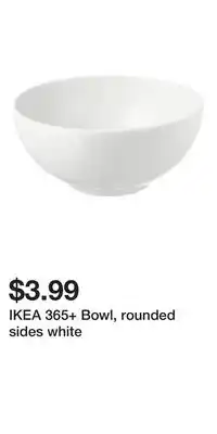 IKEA IKEA 365+ Bowl, rounded sides white offer