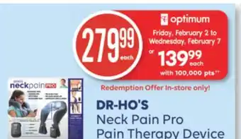 Shoppers Drug Mart Neck Pain Pro offer
