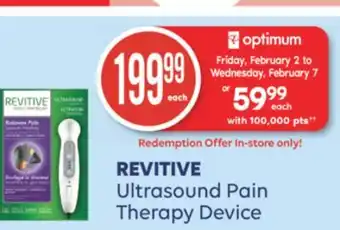 Shoppers Drug Mart Ultrasound Pain Device offer