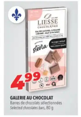Familiprix GALERIE AU CHOCOLAT Selected chocolates bars offer
