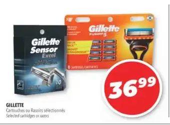 Familiprix GILLETTE Selected cartridges or razors offer