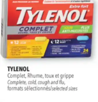 Familiprix TYLENOL Complete, cold, cough and flu offer