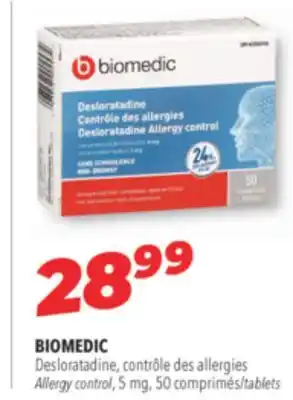 Familiprix BIOMEDIC Allergy control offer