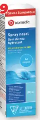 Familiprix BIOMEDIC Hydrating nasal care offer