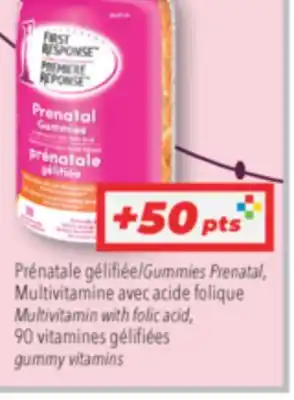 Familiprix Premiere Response Gummies Prenatal, Multivitamin with folic acid, 90 gummy vitamins offer