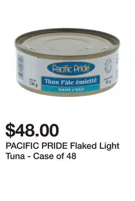 Dollarama PACIFIC PRIDE Flaked Light Tuna - Case of 48 offer