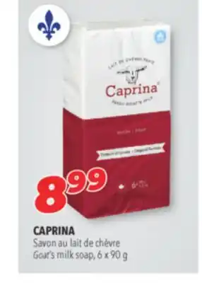 Familiprix CAPRINA Goat's milk soap offer