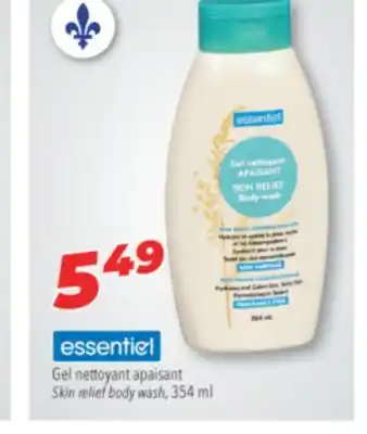 Familiprix essentiel Skin relief body wash offer