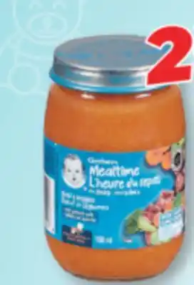 Familiprix GERBER Organic, Aliments Selected baby foods offer