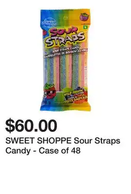 Dollarama SWEET SHOPPE Sour Straps Candy - Case of 48 offer