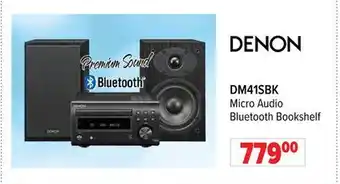 2001 Audio Video DENON Micro Audio Bluetooth Bookshelf offer