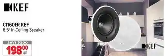 2001 Audio Video KEF 6.5 In-Ceiling Speaker offer