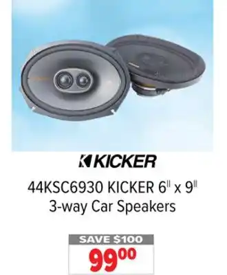 2001 Audio Video KICKER 6 x 9 3-way Car Speakers offer