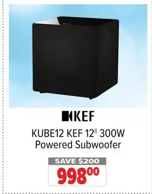 2001 Audio Video KEF 12 300W Powered Subwoofer offer