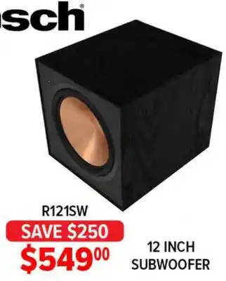 2001 Audio Video 12 INCH SUBWOOFER offer