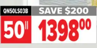 2001 Audio Video SAMSUNG 50 The FRAME Art Mode 4K QLED offer