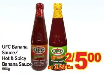 T&T Supermarket UFC BANANA SAUCE/HOT & SPICY BANANA SAUCE, 550g offer
