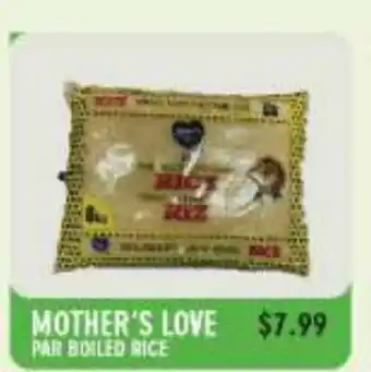 Food World Supermarket Mother's Love Par Boiled Rice offer