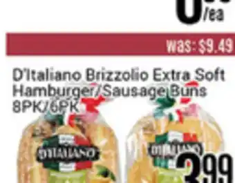 Nations Fresh Foods D'Italiano Brizzolio Extra Soft Hamburger/Sausage Buns offer