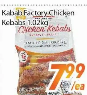 Bestco Food Mart Kabab Factory Chicken Kebabs offer