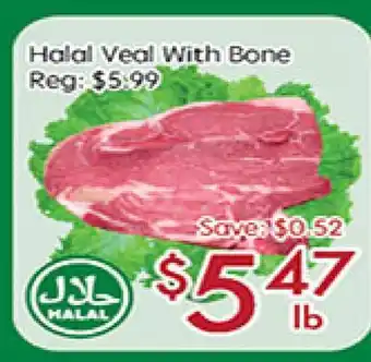 Sunny Food Mart Halal Veal With Bone offer