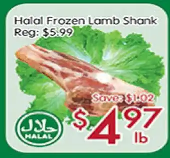 Sunny Food Mart Halal Frozen Lamb Shank offer