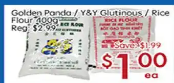 Sunny Food Mart Golden Panda / Y & Y Glutinous / Rice Flour offer
