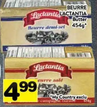 Supermarché PA LACTANTIA Butter offer