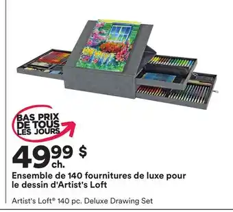 Michaels Ensemble de 140 fournitures de luxe pour le dessin d'Artist's Loft offer