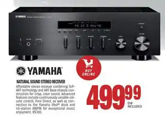 Centre Hi-Fi YAMAHA NATURAL SOUND STEREO RECEIVER offer