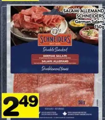 Supermarché PA SCHNEIDERS German Salami offer