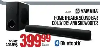 Centre Hi-Fi YAMAHA HOME THEATER SOUND BAR DOLBY DTS AND SUBWOOFER offer