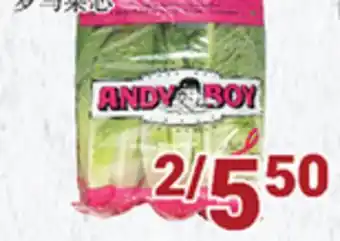 Oceans Fresh Food Market Andy Boy Romaine Hearts offer