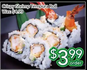 Ample Food Market Crispy Shrimp tempura Roll offer