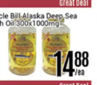 Nations Fresh Foods Uncle Bill Alaska Deep Sea Fish Oil offer