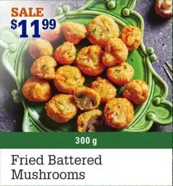 Fried Battered Mushrooms