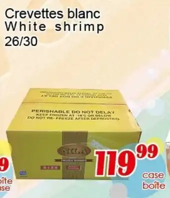 White shrimp 26/30