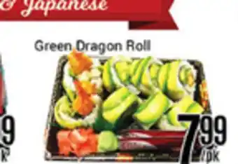 Nations Fresh Foods Green Dragon Roll offer