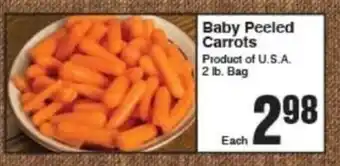 AG Foods Baby Peeled Carrots offer