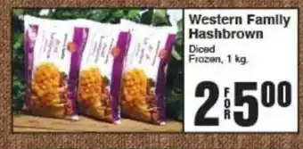 AG Foods Western Family Hashbrown offer