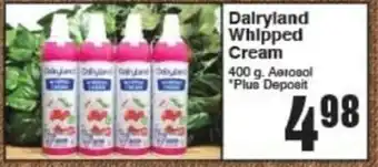 AG Foods Dairyland Whipped Cream offer