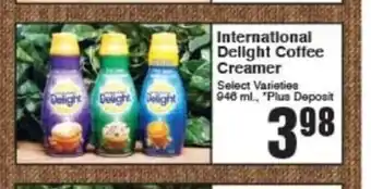 AG Foods International Delight Coffee Creamer offer
