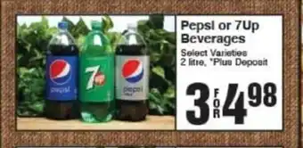AG Foods Papsi or 7Up Beverages offer