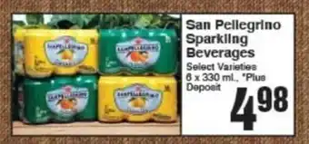 AG Foods San Pellegrino Sparkling Beverages offer