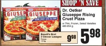 AG Foods Dr. Oetker Gluseppe Rising Crust Pizza offer
