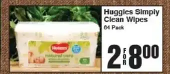 AG Foods Huggles Simply Clean Wipes offer