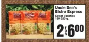 AG Foods Uncle Ben's Bistro Express offer