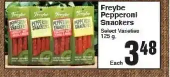 AG Foods Freybe Pepperoni Snackers offer