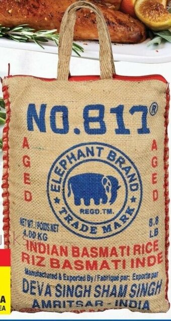 Real Canadian Superstore 817 Elephant Brand Basmati Rice offer