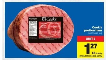 Real Canadian Superstore Cook's Portion Ham offer